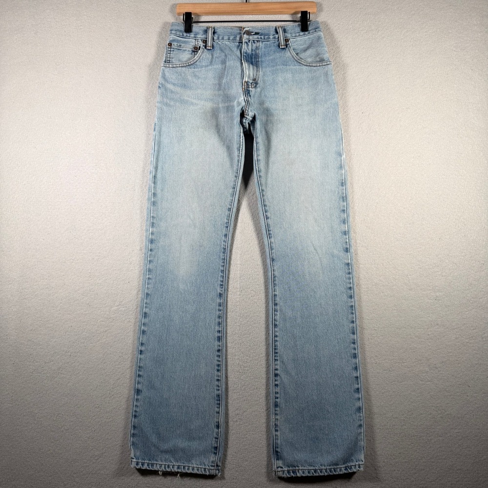 Levis 517 Bootcut Jeans Mens 29x34 Light Wash Blue Cotton Denim 00517-4891